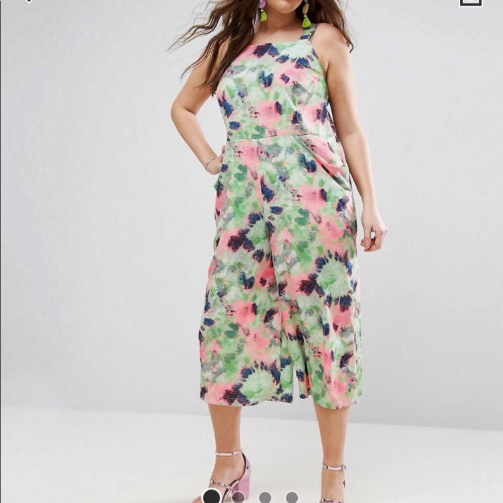ASOS Curve Tie Dye Romper